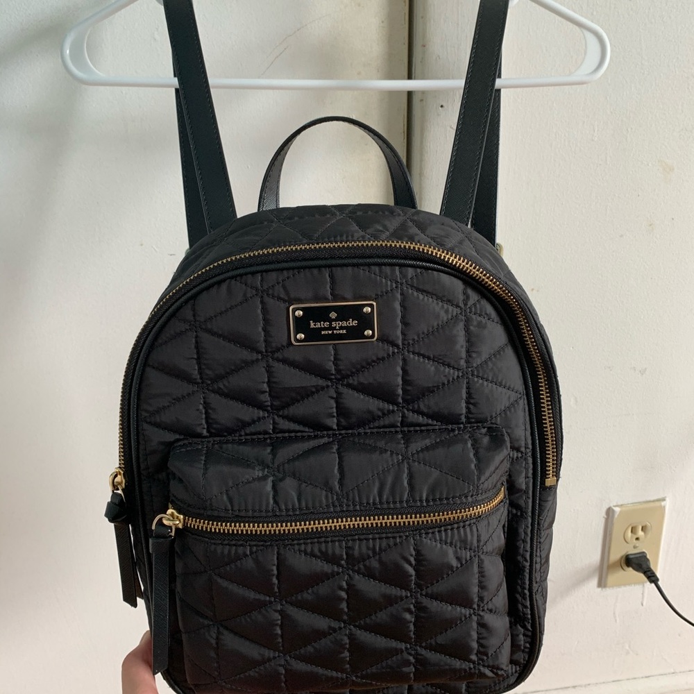 kate spade needs york black mini backpack